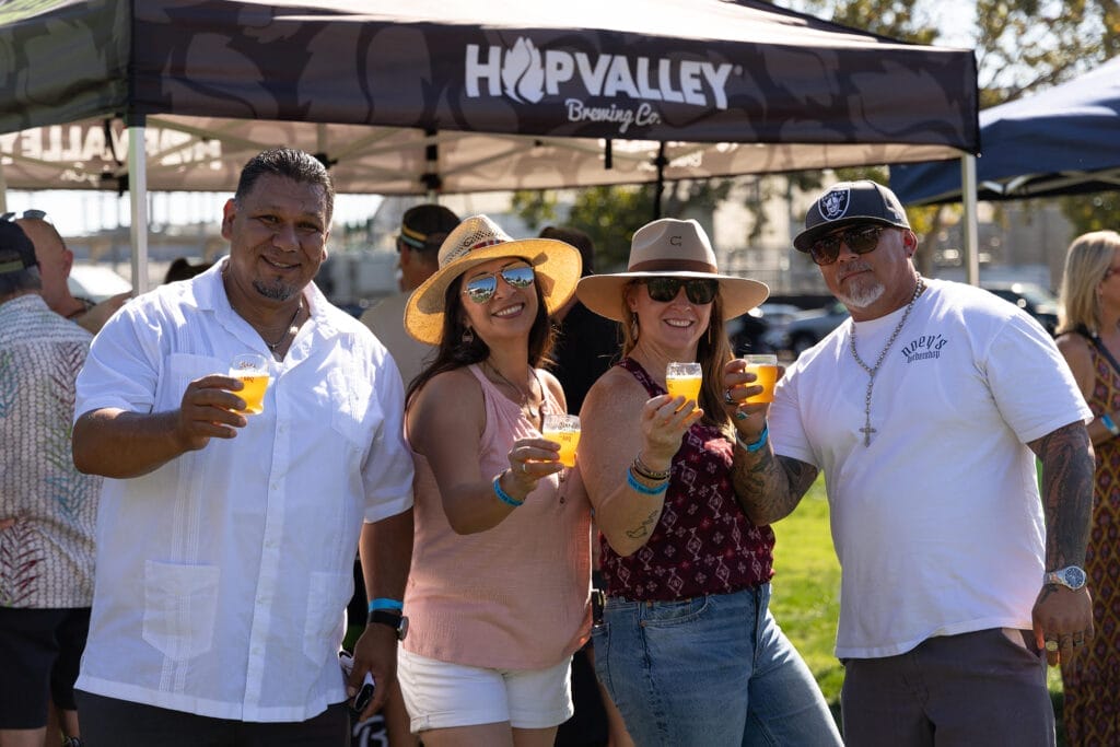 Guests enjoy the 2023 Blues, Brews & BBQ