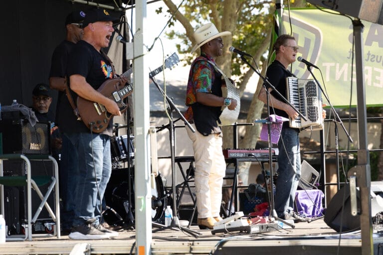 Zydeco Flames perform at the 2023 Blues, Brews & BBQ